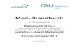 Modulhandbuch - FAU · 2018. 7. 24. · 6 1 Modulbezeichnung Modul AM: Angewandte Mathematik ECTS 5 2 Lehrveranstaltungen 1. Vorlesung mit Übung Introduction to Statistics and Statistical