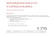 BRANDSCHUTZ- FORSCHUNG - KIT Ber. Nr. 175...FA. Nr. 220 (1/2012) und 224(1/2013) auftraggebende Institution: Ständige Konferenz der Innenminister und senatoren der Lä– n-der, Arbeitskreis