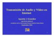 Transmisión de Audio y Vídeo en Internetprofesores.elo.utfsm.cl/~agv/talks/DUOC_audioVideo.pdf · 2002. 11. 25. · Transmisión de Audio y Vídeo en Internet ... esquemas de compresión