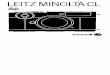 LEITZ MINOLTA CL - 株式会社ケンコー・トキナー...Title LEITZ MINOLTA CL Author コニカミノルタフォトイメージング株式会社 Subject 使用説明書（日本語）