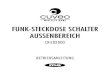 FUNK-STECKDOSE SCHALTER AUSSENBEREICH 2017. 11. 30.آ  CR-SO2000-S (Schwarz) FUNK-STECKDOSE SCHALTER