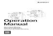 Operation Manual - Geberit · 2020. 1. 4. · 8 Entsorgung ... Verweilzeit Einstellbereich 3–15 s 3–15 s Nennspannung 110–240 V AC – Netzfrequenz 50–60 Hz – Batterietyp