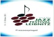 Pressespiegel - Jazzfestival Leibnitz · 2019. 7. 30. · Mit Norma Winstone kommt u. a. die Grande Lady der britischen Jazzszene nach Leibnitz und mitTomasz Stanko (Foto) einer der