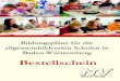 allgemeinbildenden Schulen in Baden-Württemberg€¦ · Bei uns erhalten Sie die einzelnen Fachpläne zu einem günstigen Preis in gedruckter Form (kartonierter Umschlag, Klammerheftung)