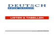 LISTEN & TABELLEN - الرئيسيةgermancenter.ps/Ar/Images/Teachers/listen-tabellen.pdf · 2017. 7. 14. · Listen & Tabellen 3. Starke und gemischte Verben 3.1. Die Stammformen