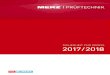 SICHERHEIT FÜR PROFIS 2017/2018 · 7 2 Einspeisemodul 32A / 400V AC Modul 2 MHE, 400mm breit Eingangssicherung E 18, 32A 1 x FI-Schutzschalter 40 / 0,03A Hauptschalter mit Unterspannungsauslösung
