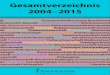Gesamtverzeichnis 2004 – 2015 - Frank & Timme · 2017. 9. 19. · Hans J. Vermeer : Ausgewählte Vorträge zur Transla-tion und anderen Themen. Selected Papers on Trans-lation and