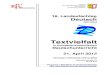 Textvielfalt der... · 2020. 4. 15. · Liebe Kolleginnen und Kollegen, ich freue mich, Ihnen das Programm für den16.Landesfachtag Deutsch zum Thema Textvielfalt im kompetenzorientierten