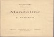 Startseite MandoIsland - Die Website für Mandolinenspieler · 2016. 7. 26. · DE MANDOLINE PRINCIPES DE MUSIQUE La muslque s'écrit sur cinq lignes et quatre interlignes parallèles