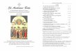 2 St.Andreas-Bote Juni 2008 St.Andreas-Bote „Wer euch hört, der … · 2017. 2. 9. · von Archimandrit Panteleimon P. Lampadarios (+) echs Monate vor Seinem Opfer am Kreuz, ging