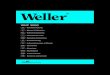 Weller - Cloudinary · 2019. 4. 9. · Die Weller Heizplatte WHP 3000 entspricht der EG Konformitätserklärung gemäß den grundlegenden Sicher-heitsanforderungen der Richtlinien