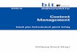 Content Management - b.i.t.online · 2013. 11. 10. · Verlag Dinges & Frick GmbH, Wiesbaden ISBN 978-3-934997-53-0 ISSN 1615-1577 € 24,50. Herausgegeben von Wolfgang Ratzek. Häufig