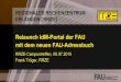 Relaunch IdM-Portal der FAU mit dem neuen FAU-Adressbuch · 2016. 10. 27. · REGIONALES RECHENZENTRUM ERLANGEN [RRZE] Relaunch IdM-Portal der FAU mit dem neuen FAU-Adressbuch RRZE-Campustreffen,