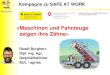 «Maschinen und Fahrzeuge zeigen ihre Zähne» · agriTop In der Schweiz ereignen Sich mehr als 50% der tödlichen Unfälle in der Landwirtschaft im Umgang mit Fahrzeugen und Maschinen