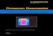 Crowcon Gasmaster · 2019. 1. 25. · Crowcon Detection Instruments Ltd 172 Brook Drive, Milton Park, Abingdon OX14 4SD VK Tel. +44 (0)1235 557700 Fax. +44 (0)1235 557749 E-mail: