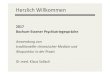 2017 Bochum-Essener Psychiatriegespräche...Sport Feuer Therapiekonzepte ERD-DEPRESSION Therapie: Tonisierung Milz-Pankreas Qi Ren 12 (Moxa bei Kälte) - Bl 21 - Bl 20 - Pe 6 Ma 36