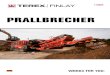 PRALLBRECHER - BUCHHAMMER Handel · 2017. 11. 30. · Der NEUE horizontale Terex® Finlay I-100RS-Prallbrecher mit geschwindigkeitsgeregeltem Direktantrieb und Brechkammermaßen von
