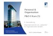 Personal & Organisation P&O II Kurs (1) - KirksaeterVorl+OrgaKult.pdfProf. Dr. Janicke Kirksaeter 2 Zur Einbindung des Themas Von allen Faktoren, die Rahmenbedingungen für organisationales