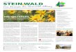 STEIN Ausgabe 3 /Mai 2017 & WALD...Ausgabe 3 /Mai 2017 "Klein aber mit kräftiger Stimme!" Den Ver - gleich des Naturparks Steinwald mit dem Zaunkönig hat Geschäftsführer Ernst