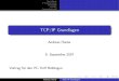 TCP/IP Grundlagen - PC-Treff-BB · 2011. 3. 6. · Grundlagen IP Konﬁguration Protokolle Routing Fortgeschrittenes IP-Adresse Subnetz-Maske Standardgateway DHCP DNS DNS = Domain