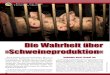 Die Wahrheit über - Julia Brunke · 2021. 5. 7. · Die Wahrheit über »Schweineproduktion« Rund 66.000 Schweinemastanlagen gibt es in Deutschland. Missstände sind in den Betrieben