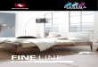 FINE LINE - Betten-Haus Bettina · Für Betten ab 160 cm mit 2 Lattenrosten oder für den Motorrahmeneinbau eine Midtraver ... Hasena AG, Leymenstrasse 10, CH-4105 Biel-Benken sales@hasena.ch