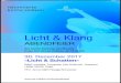 Licht & Klang - Ursula Hauser · 2017. 11. 18. · Licht & Klang ABENDFEIER Am letzten Samstag des Monats in der Ref. Kirche Zollikon um 18.15 Uhr 24. Februar 2018 «Lebensfreude»