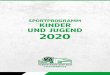 SPORTPROGRAMM KINDER UND JUGEND 2020 - Hannover 96€¦ · Der Kurs stärkt die Bindung zwischen Eltern und Kind, stillt das Bedürfnis des Babys nach Berührung und Zärtlichkeit