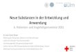 Neue Substanzen in der Entwicklung und Anwendung...Neue Substanzen in der Entwicklung und Anwendung 6. Patienten- und Angehörigenseminar 2021 Deutsches Rotes Kreuz Agenda Aplastische