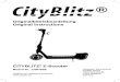 Originalbetriebsanleitung Original Instructions · Original Instructions CITYBLITZ® E-Scooter Modell-Nr. : CB079SZ CityBlitz® is a registered trademark Hersteller / Manufacturer