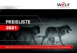 Wolf Preisliste 2021 PRINT · 2021. 7. 14. · VW TOURAN | CITROEN C4 BUS 1 TAG inkl. km TAG inkl. 300 km TAG inkl. 500 km 7 TAGE 1000 km 7 TAGE 2000 km mehr - km 7 - / 9 Sitzer 99.00
