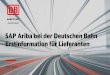 SAP Ariba bei der Deutschen Bahn Erstinformation für 