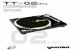 DIRECT DRIVE STRAIGHT ARM TURNTABLE