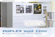 Mit DUPLEX Vent 1200 P 1200 - airflow.de