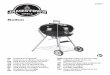 Instruction manual for Charcoal kettle barbecue