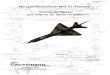Mikojan Gurewitsch MiG-21 Fishbed Semiscale Parkjet aus 