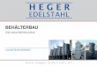 BEHÄLTERBAU - Heger Edelstahl