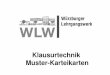 Klausurtechnik Muster-Karteikarten - WLW Bamberg