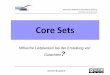 Core Sets - sopaedseminar-fr.de