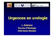 L. Salomon Service d’Urologie CHU Henri Mondor