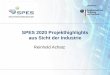 SPES 2020 Projekthighlights aus Sicht der Industrie
