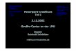Powerpoint-Crashkurs Teil I 3.12.2002 GeoBio-Center an der LMU