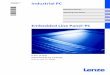 Operating instructions EL870-EL9700 Embedded Line Panel-PC