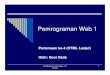 Pemrograman Web 1 04