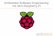Embedded Software Engeneering mit dem Raspberry Pi - Lab4Inf