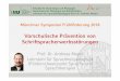 Prof. Dr. Andreas Mayer Lehrstuhl für Sprachheilpädagogik