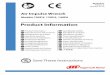 Product Information Manual, Air Impulse Wrench, Models 