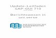 Update-Leitfaden SAP-GUI 710 - MedUni Wien