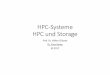 HPC-Systeme HPC und Storage