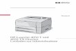 Leitfadenzur Inbetriebnahme 4050 TN Drucker HP LaserJet 